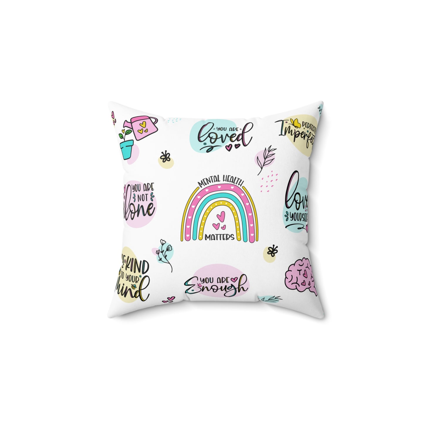 Spun Polyester Square Pillow