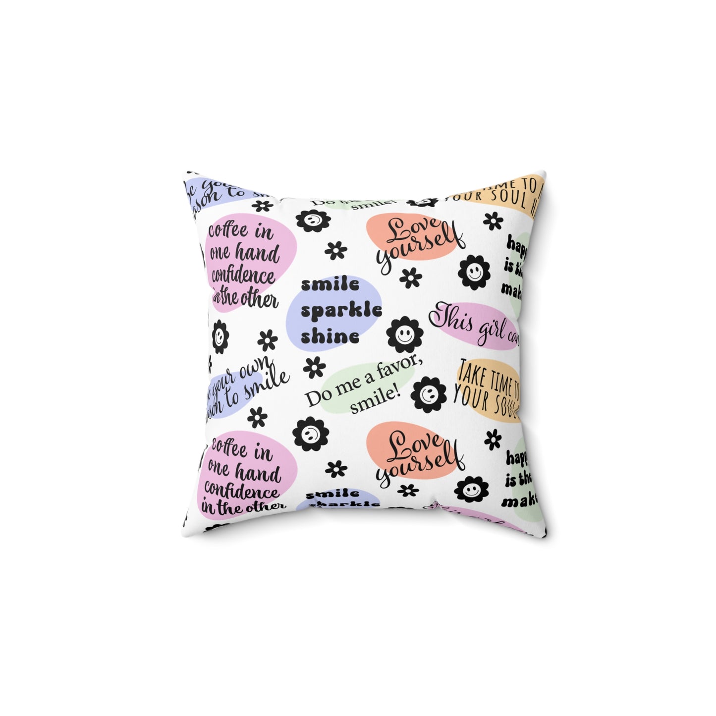 Spun Polyester Square Pillow