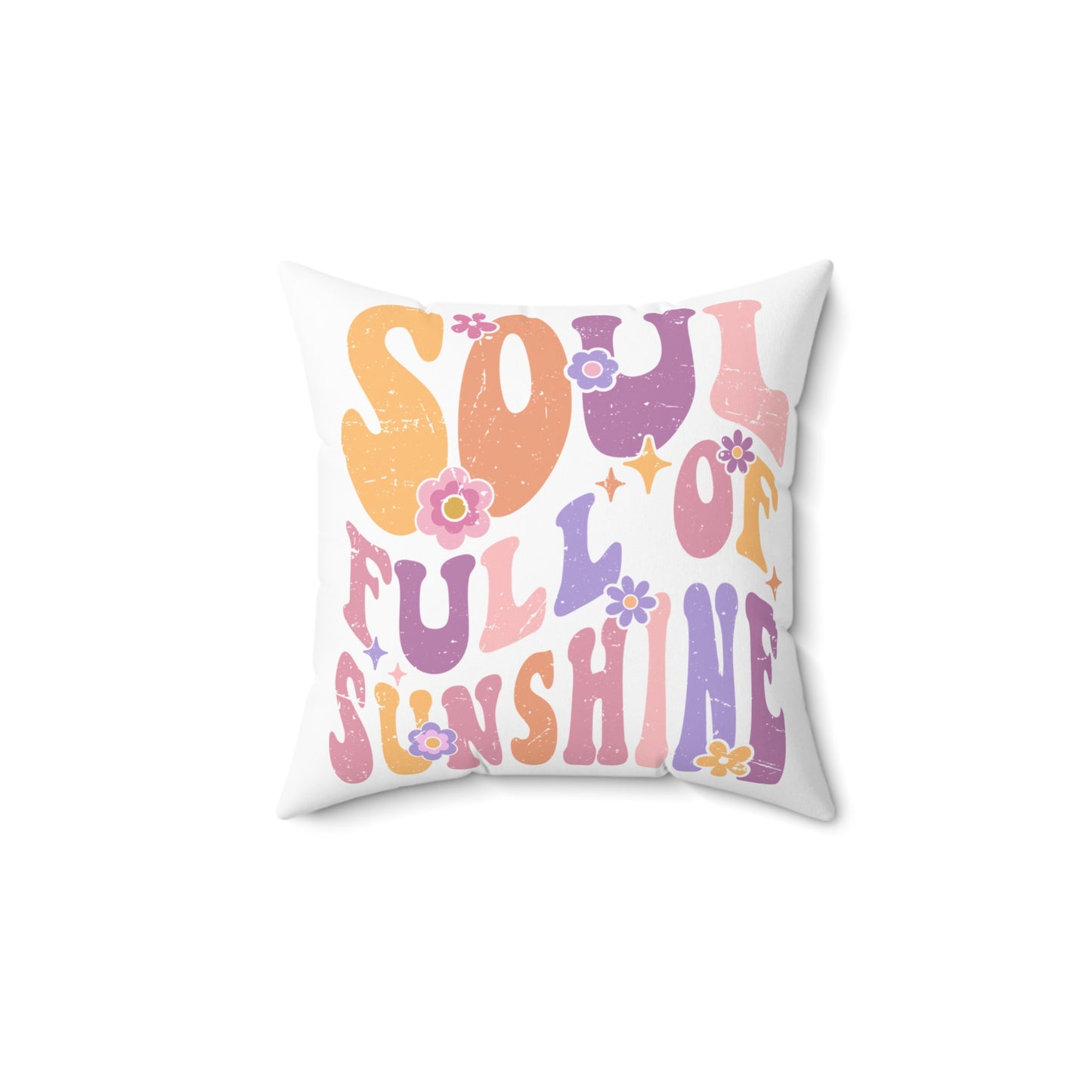 Spun Polyester Square Pillow