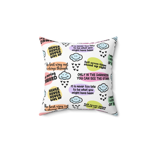 Spun Polyester Square Pillow